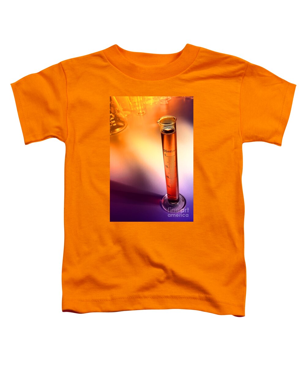 Cylinder Toddler T-Shirt featuring the photograph Laboratory Equipment in Science Research Lab #6 by Science Research Lab