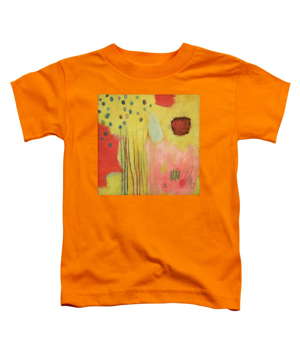 Abstract Toddler T-Shirt featuring the painting Autumn Rustle by Janet Zoya