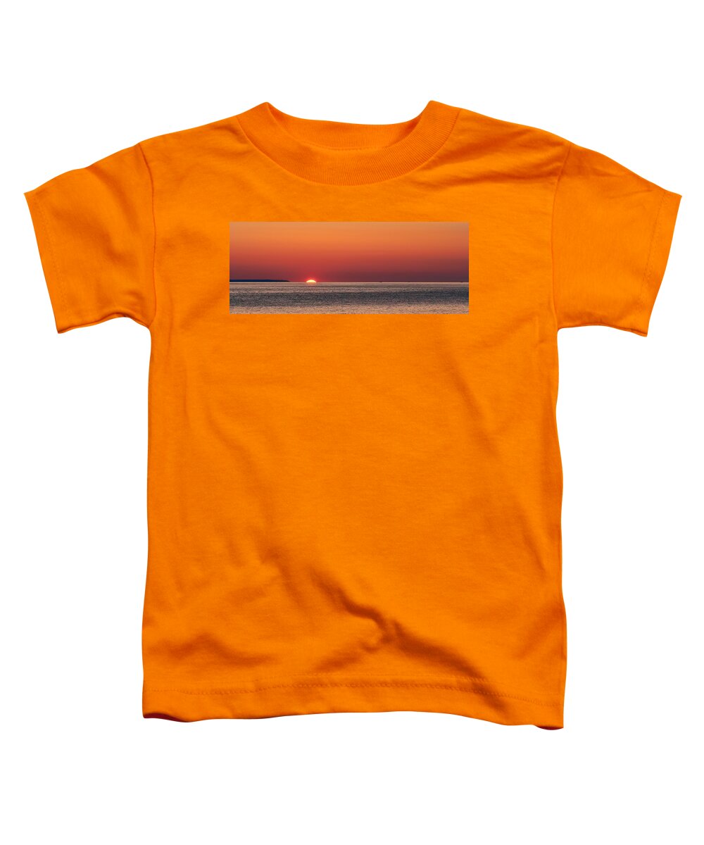 Sunrise Toddler T-Shirt featuring the photograph Block Island Sunrise by William Jobes