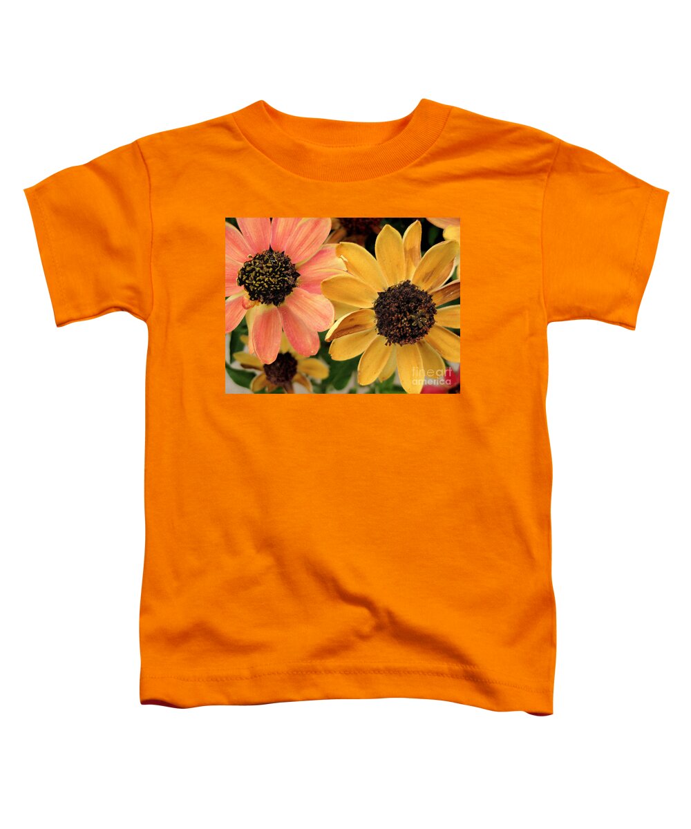Flowers Toddler T-Shirt featuring the photograph Daisies by Ellen Cotton