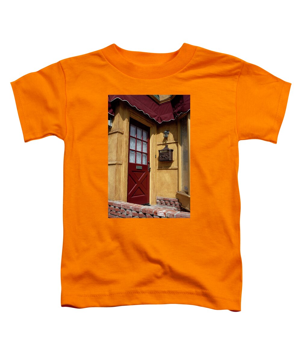 Door Toddler T-Shirt featuring the photograph Perfectly Paletted Doorway by Lorraine Devon Wilke