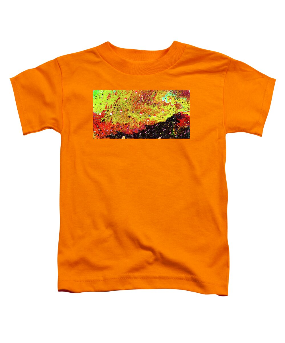 Abstract Toddler T-Shirt featuring the painting Corduroy by Meghan Elizabeth