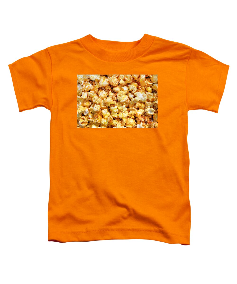 Popcorn Toddler T-Shirt featuring the photograph Popcorn Background #1 by Carlos Caetano