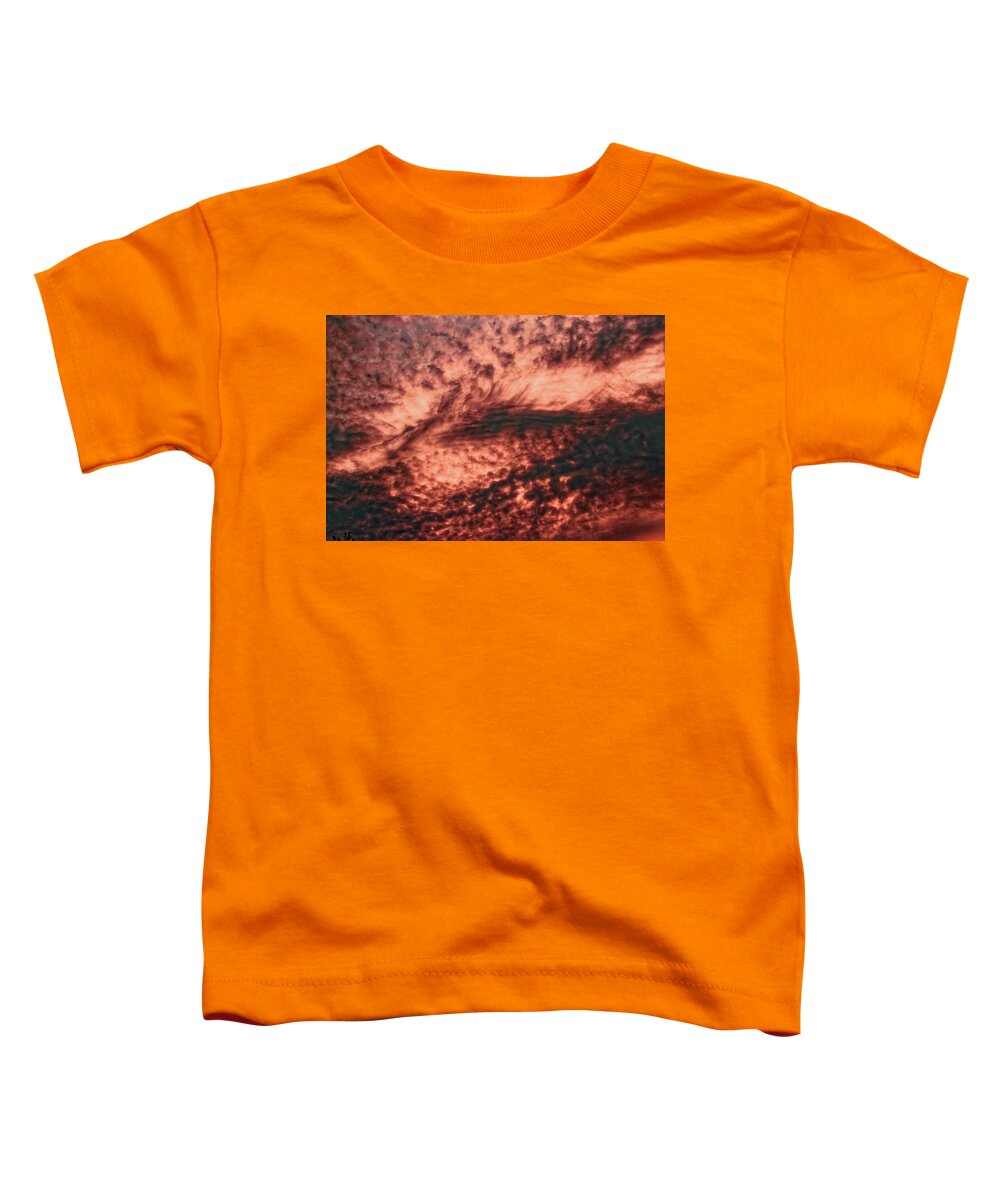 Sunset Toddler T-Shirt featuring the photograph Dragon Fire by Doolittle Photography and Art