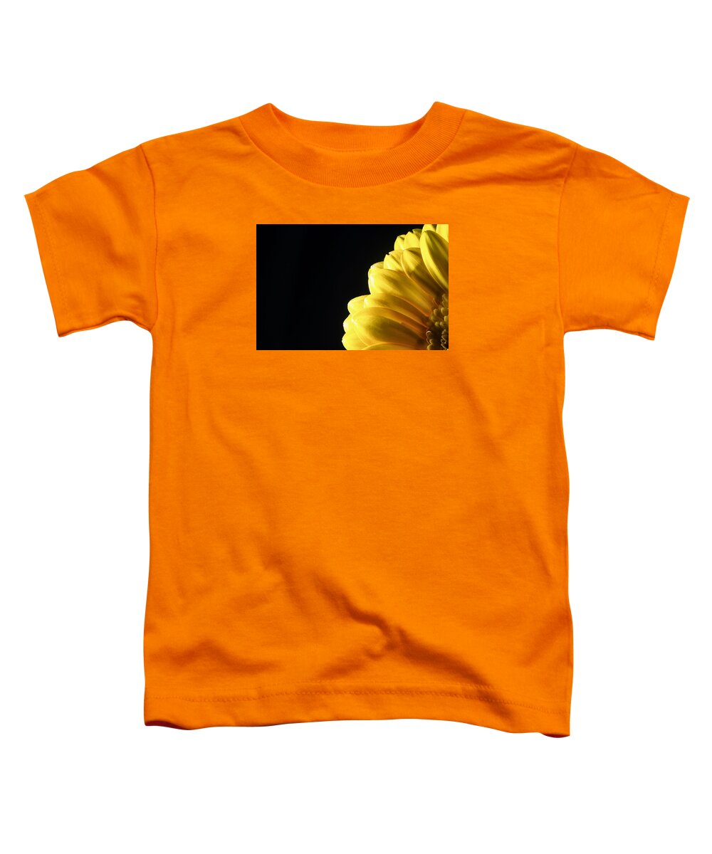Color Toddler T-Shirt featuring the photograph Yellow Gerbera Flower #1 by John Williams