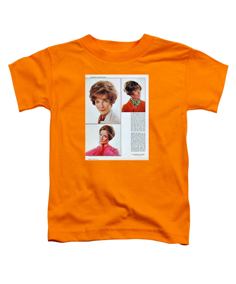 1960 70 Stylish Female Hair Styles Brown Mature Lady Toddler T-Shirt by  Muirhead Gallery - Pixels