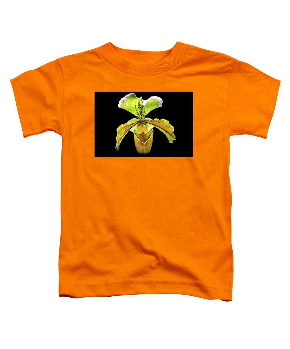 Flower Toddler T-Shirt featuring the photograph Orchid #2 by Richard Goldman