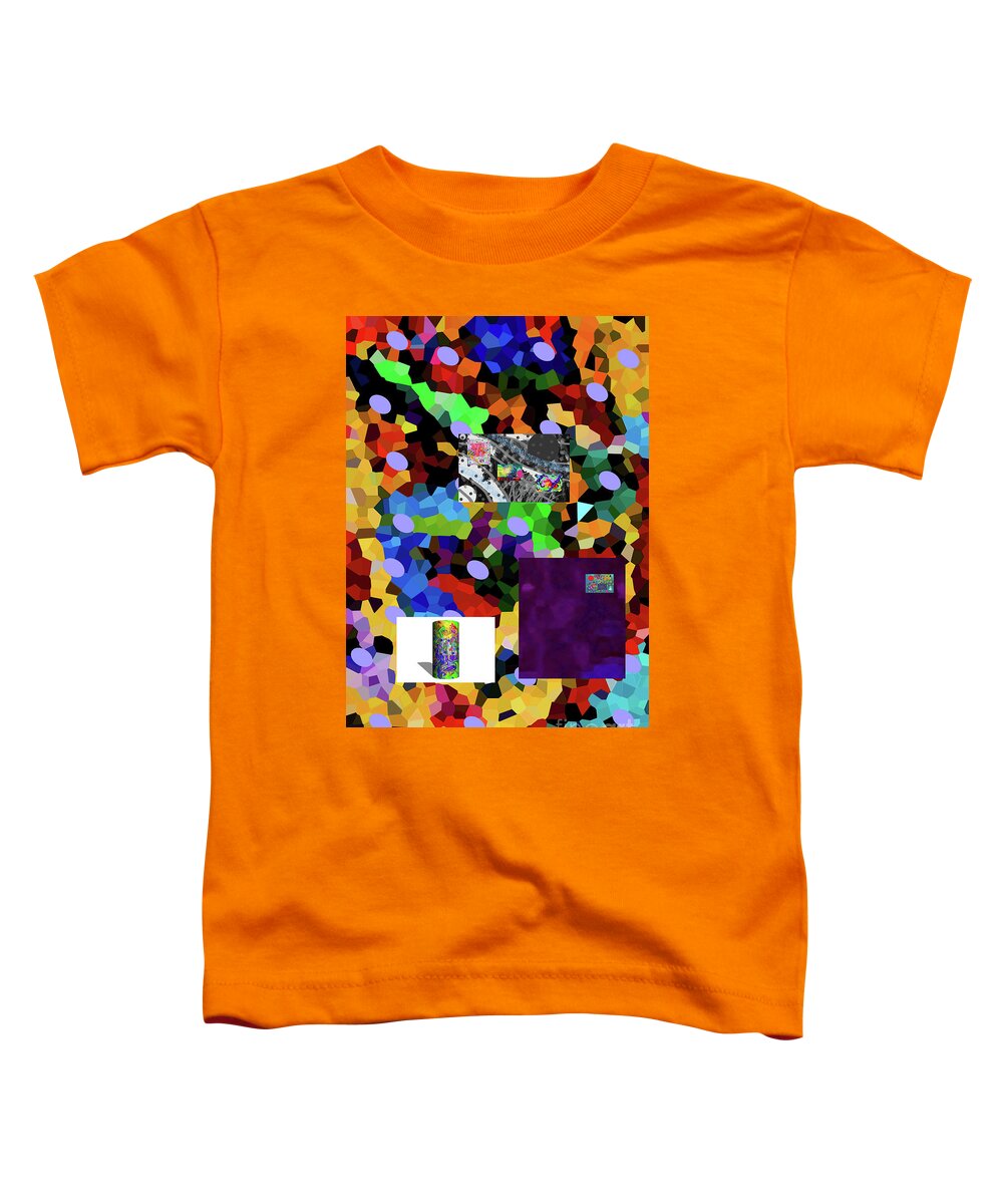 Walter Paul Bebirian Toddler T-Shirt featuring the digital art 3-28-2015dabcdefghijklmnopqrtuvwxyzabcdefg by Walter Paul Bebirian