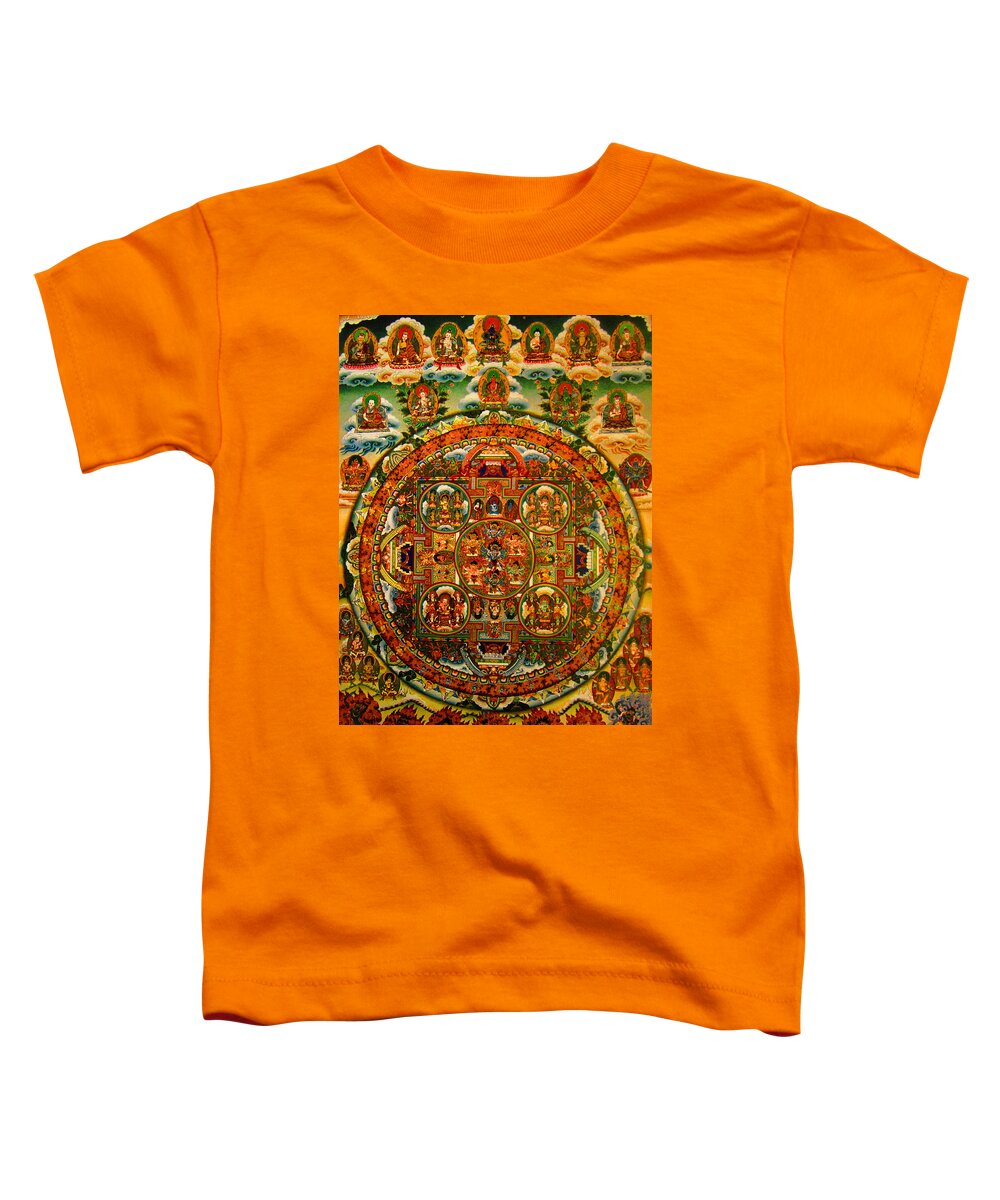 Buddhism Toddler T-Shirt featuring the painting Buddhist Painting #4 by Steve Fields