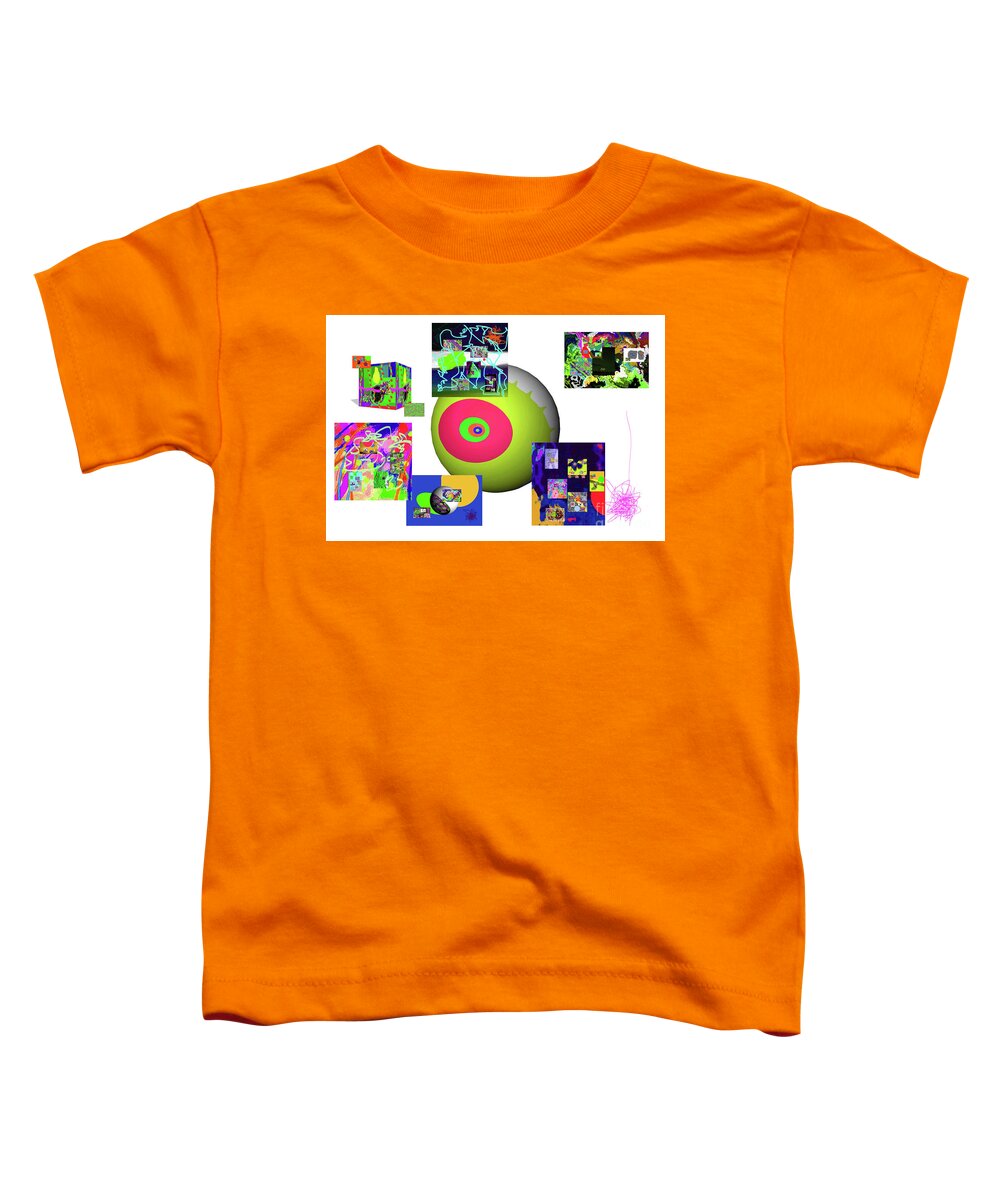 Walter Paul Bebirian Toddler T-Shirt featuring the digital art 8-31-2015babcdefghijklmnopqrtuv by Walter Paul Bebirian