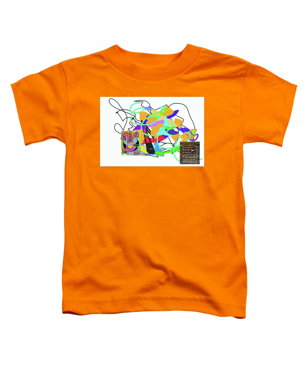  Toddler T-Shirt featuring the digital art 8-5-2057h by Walter Paul Bebirian