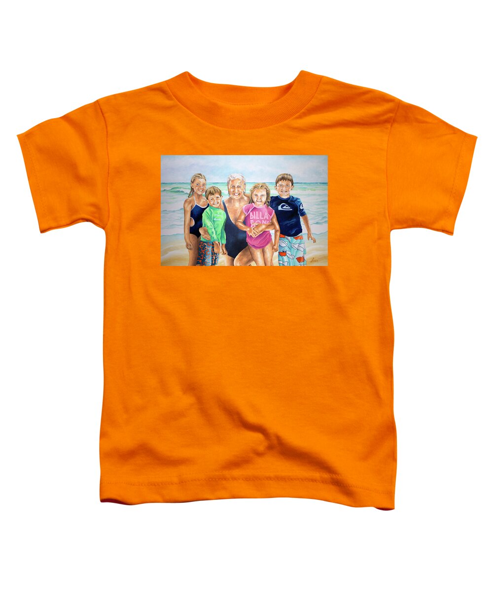  Toddler T-Shirt featuring the painting Blackwelder by William Love