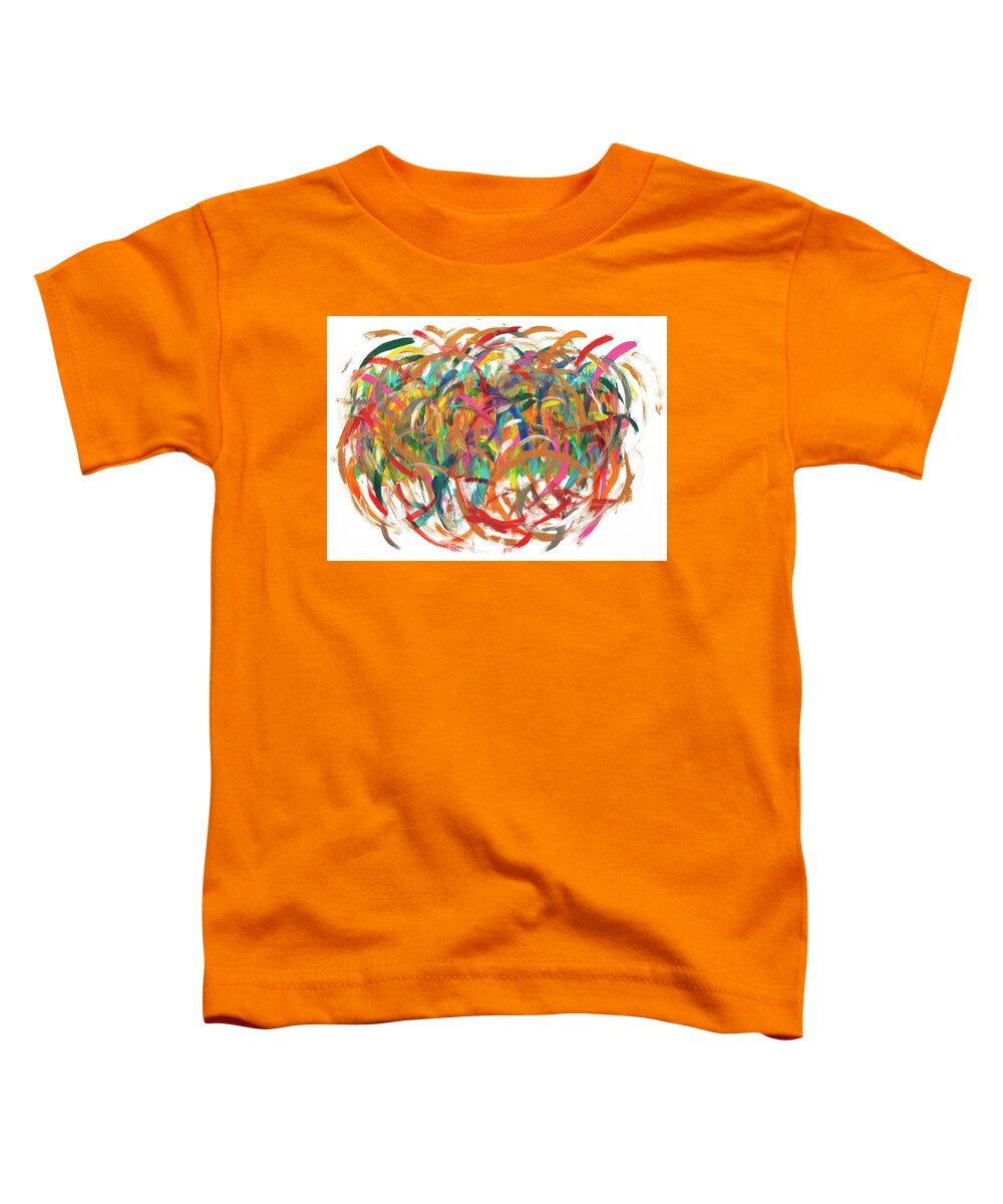Brainstorm Toddler T-Shirt featuring the painting Brainstorm by Bjorn Sjogren