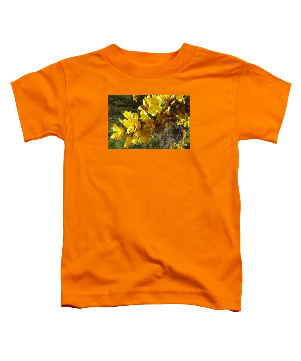 Beautiful Toddler T-Shirt featuring the photograph Broom In Bloom by Jean Bernard Roussilhe