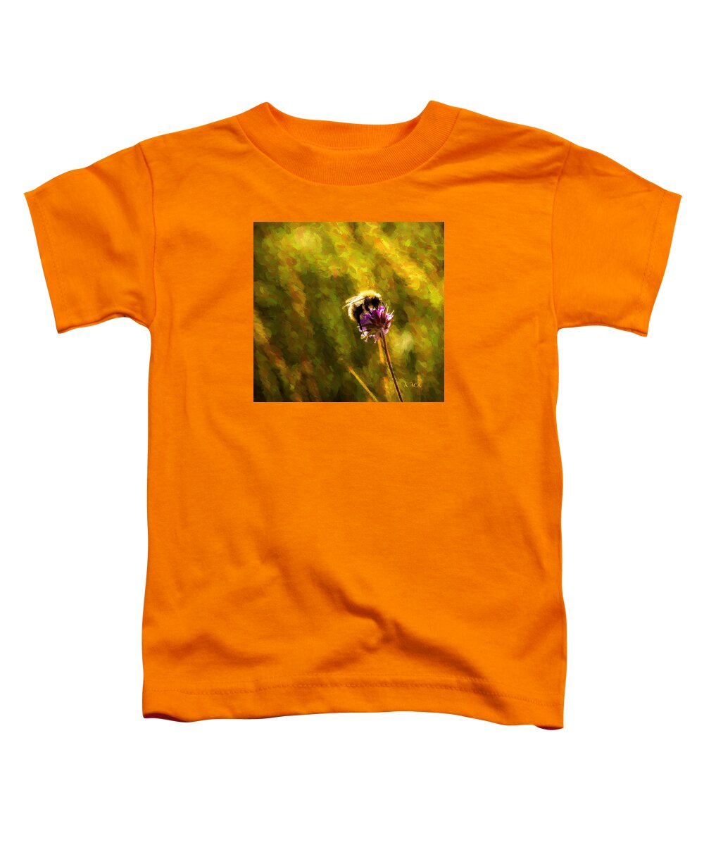 Bumblebee Lives Toddler T-Shirt featuring the photograph Bumblebee by Rose-Maries Pictures