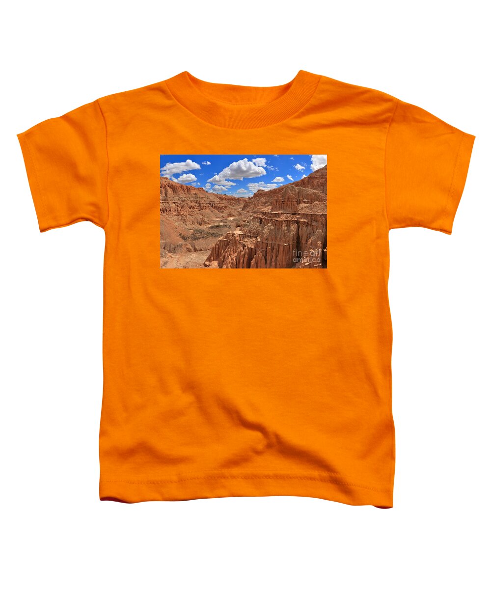 Cathedral Gorge Panorama Toddler T-Shirt featuring the photograph Cathedral Gorge Medium Panorama by Adam Jewell