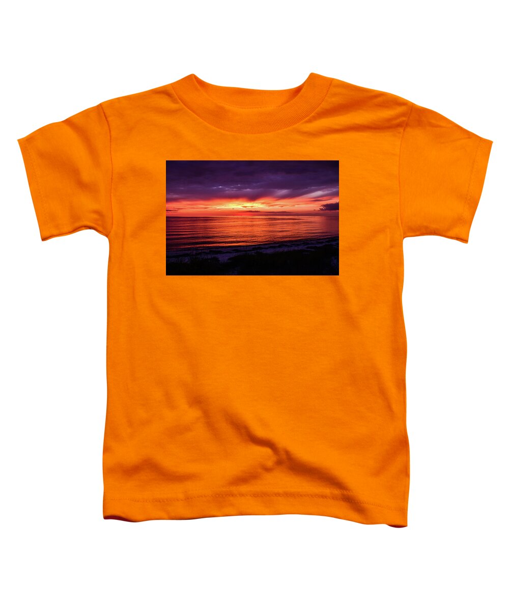 Chesapeake Toddler T-Shirt featuring the photograph Chesapeake Bay Sunset by Nicole Lloyd