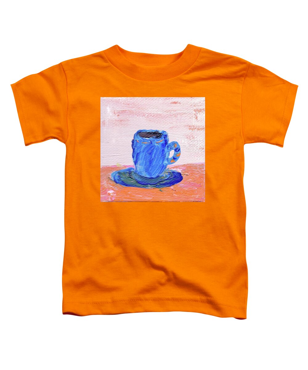 Mug Toddler T-Shirt featuring the painting Coffee Cup by Caroline Henry