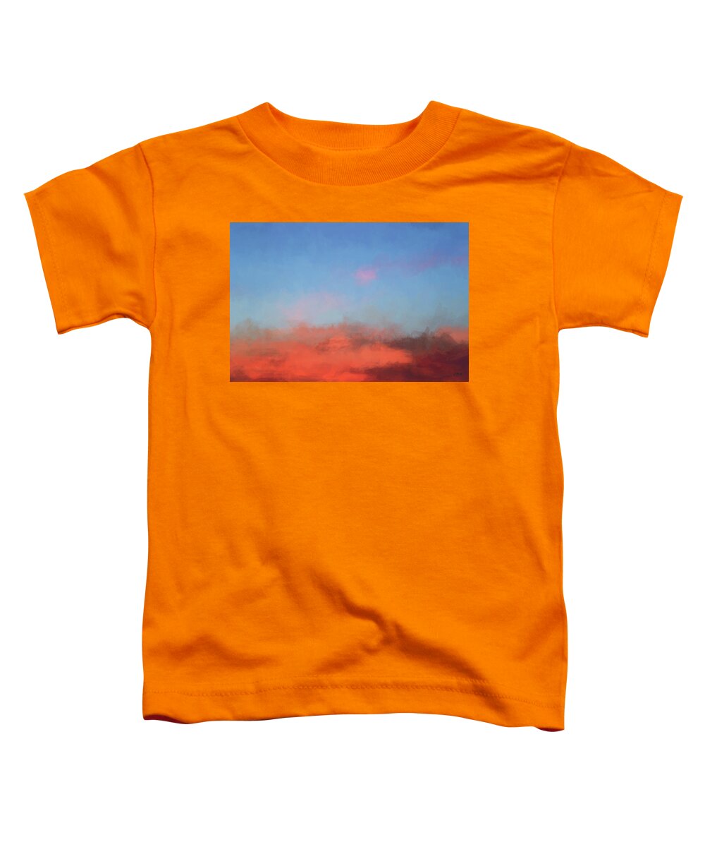Abstract Toddler T-Shirt featuring the photograph Color Abstraction XLVII - Sunset by David Gordon
