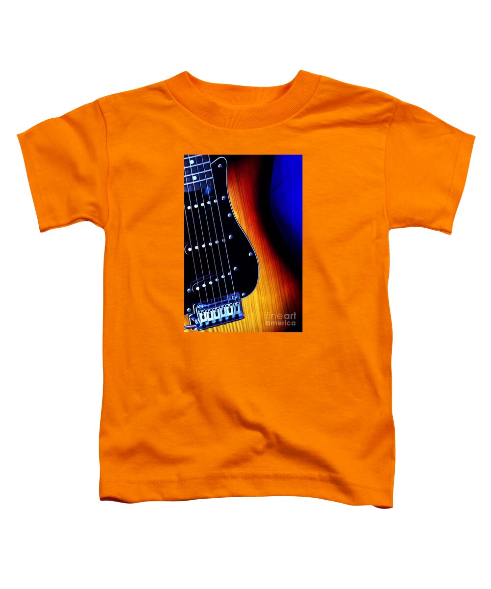 Guitar Toddler T-Shirt featuring the photograph Come play with me by Baggieoldboy