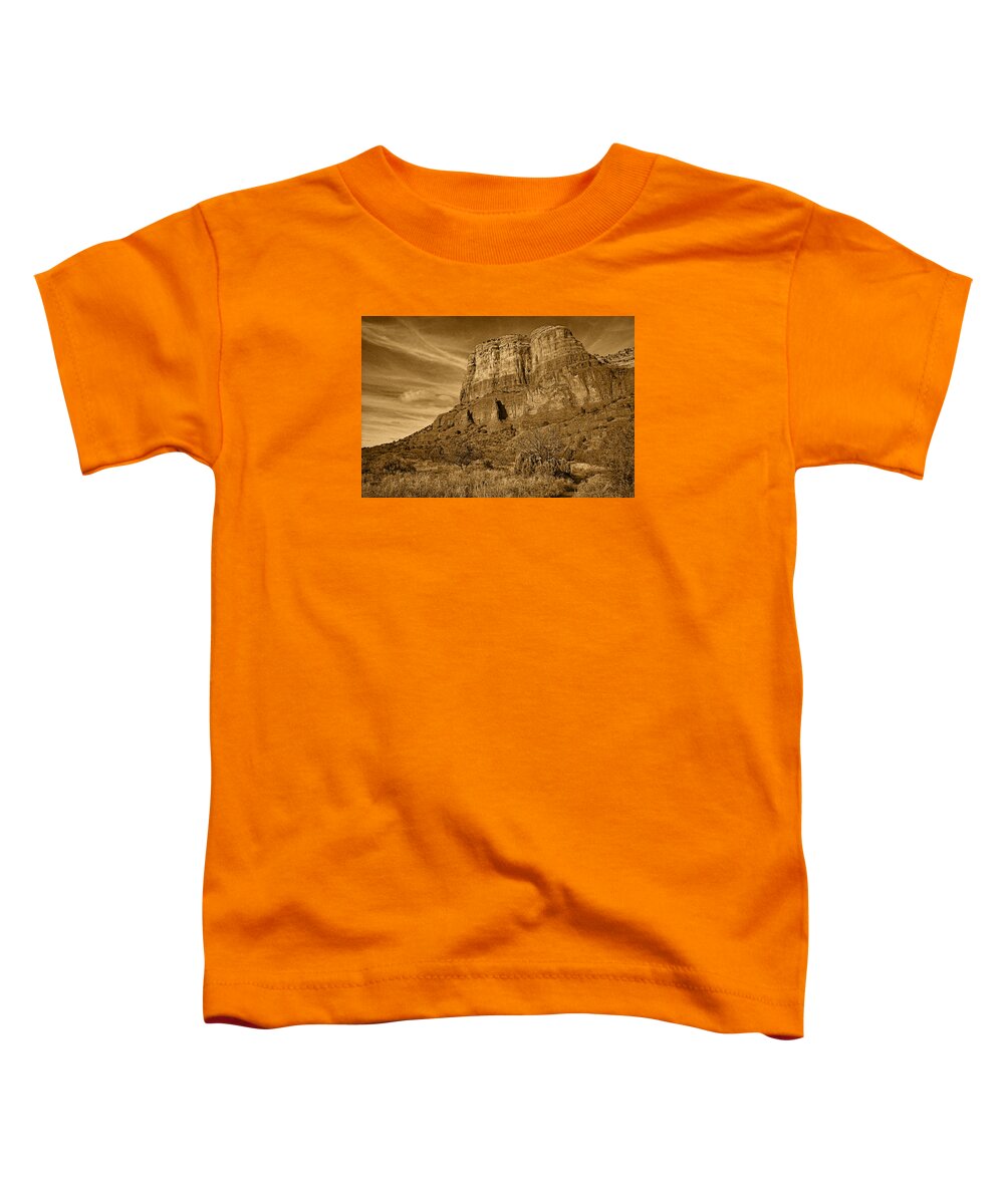 Courthouse Butte Toddler T-Shirt featuring the photograph Courthouse Butte Tnt by Theo O'Connor