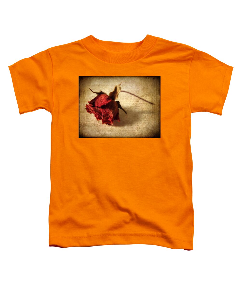 Flower Toddler T-Shirt featuring the photograph Crackling Rose by Jessica Jenney