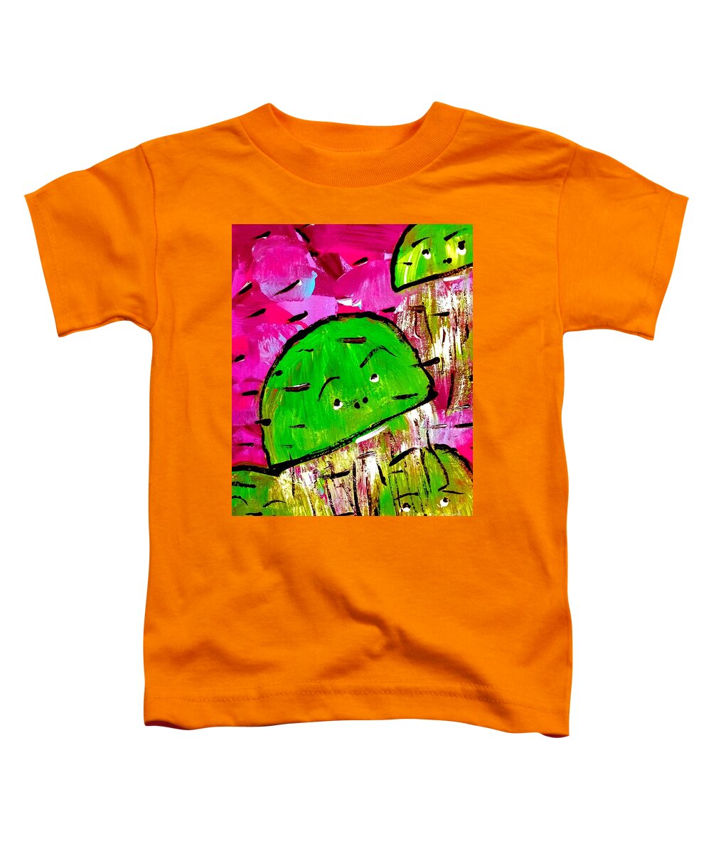 Jelly Fish Beach Ocean Sea Florida Toddler T-Shirt featuring the painting Crazy Jellies by James and Donna Daugherty