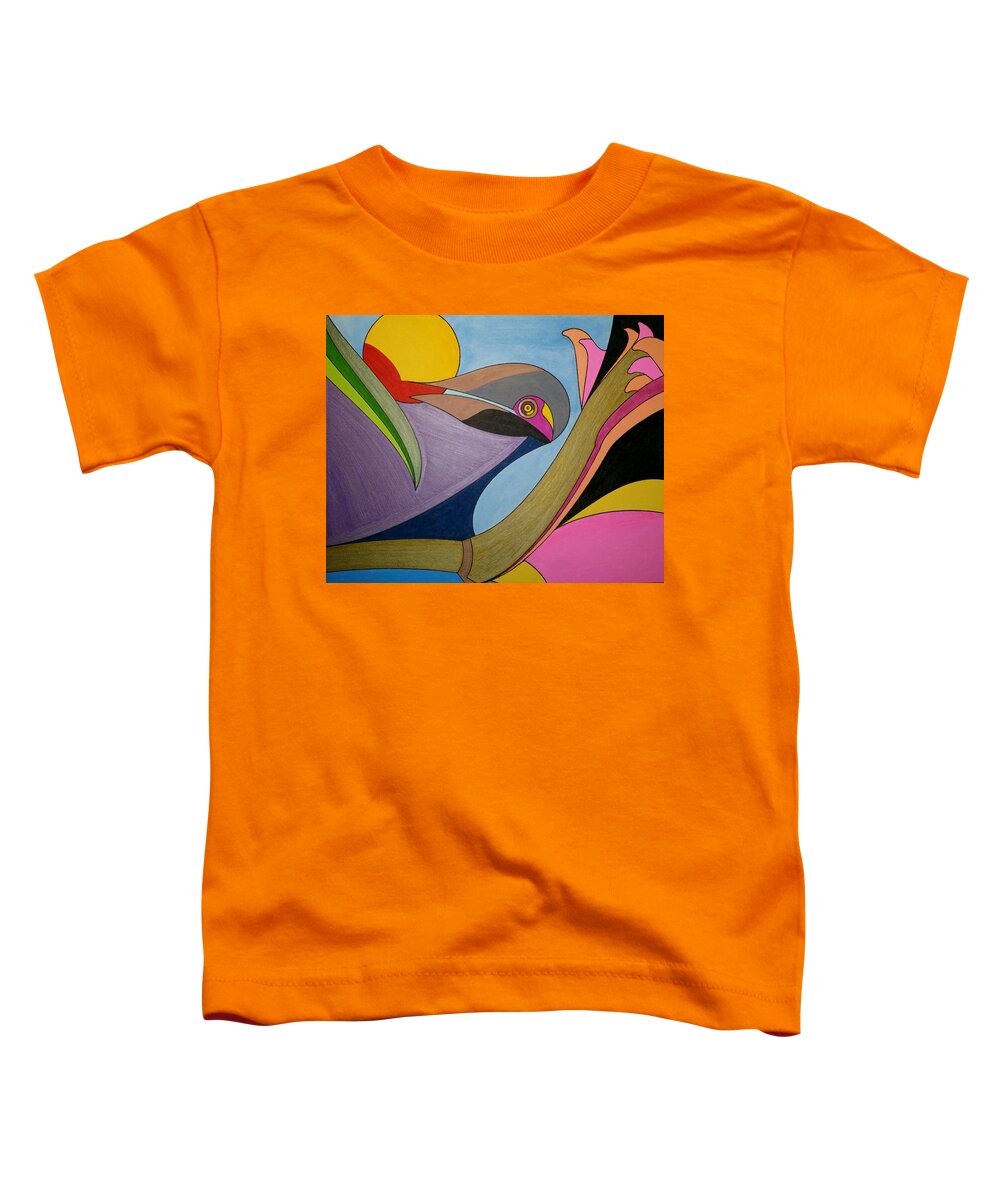  Geo - Organic Art Toddler T-Shirt featuring the painting Dream 314 by S S-ray