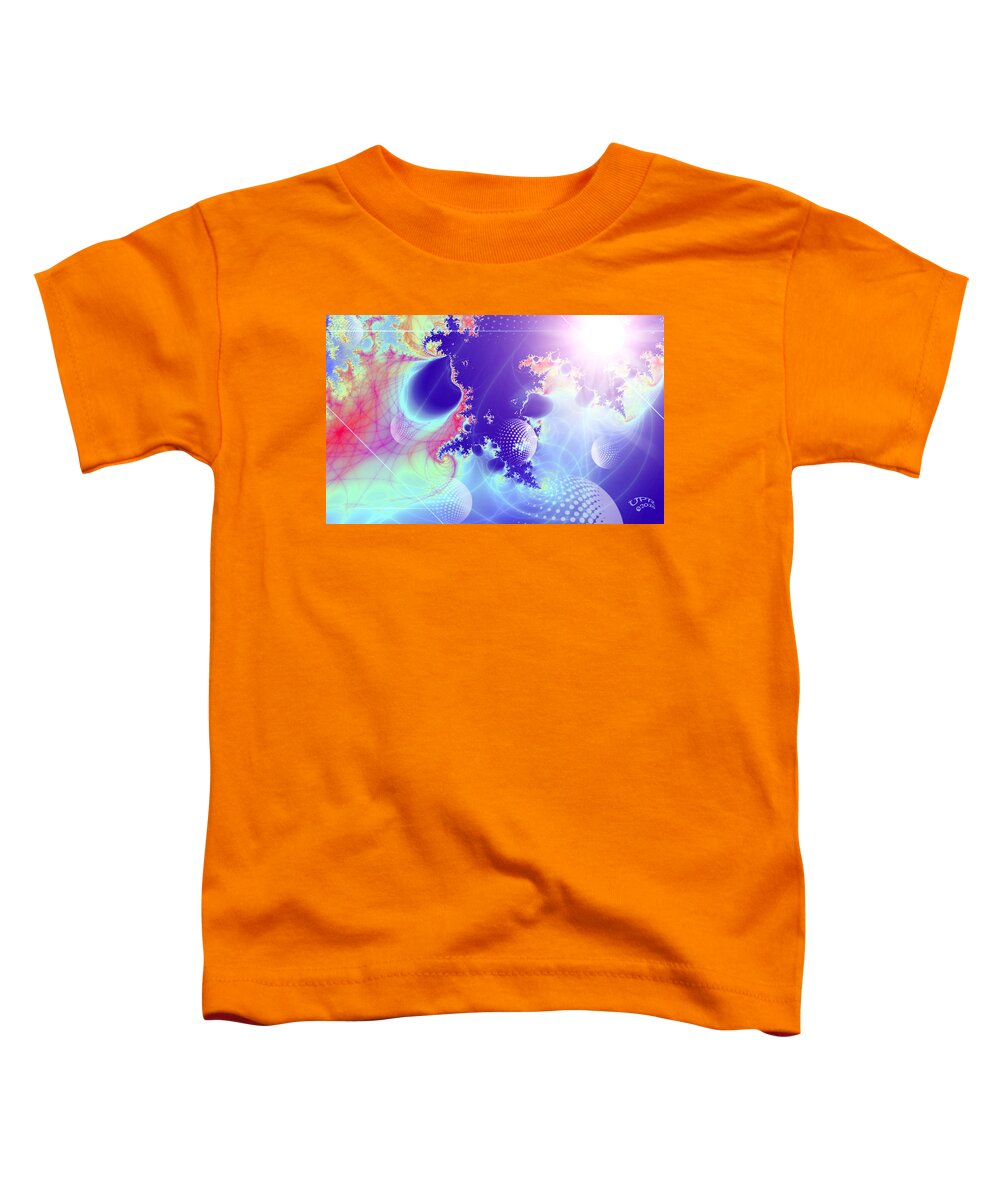 Universe Toddler T-Shirt featuring the digital art Evolving Universe by Ute Posegga-Rudel