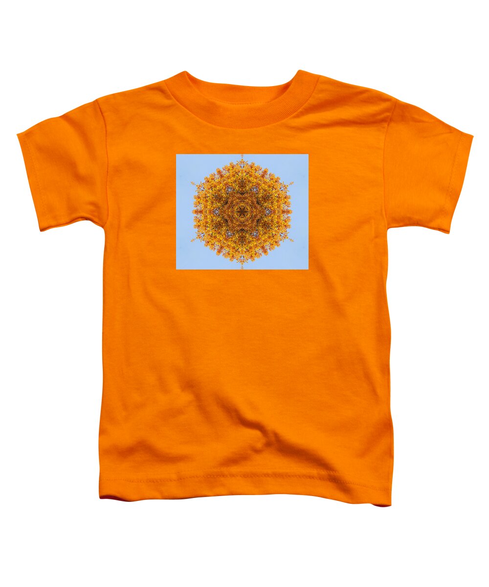 Orange Toddler T-Shirt featuring the photograph Foliage Creations 18 by Lilia S