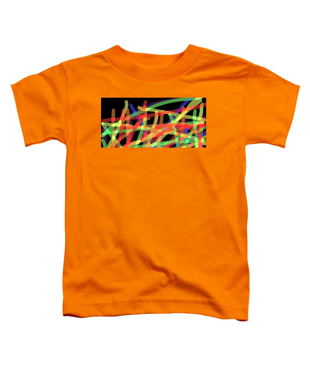 Color. Painting. Colorfied Toddler T-Shirt featuring the digital art Framework by Joe Roache
