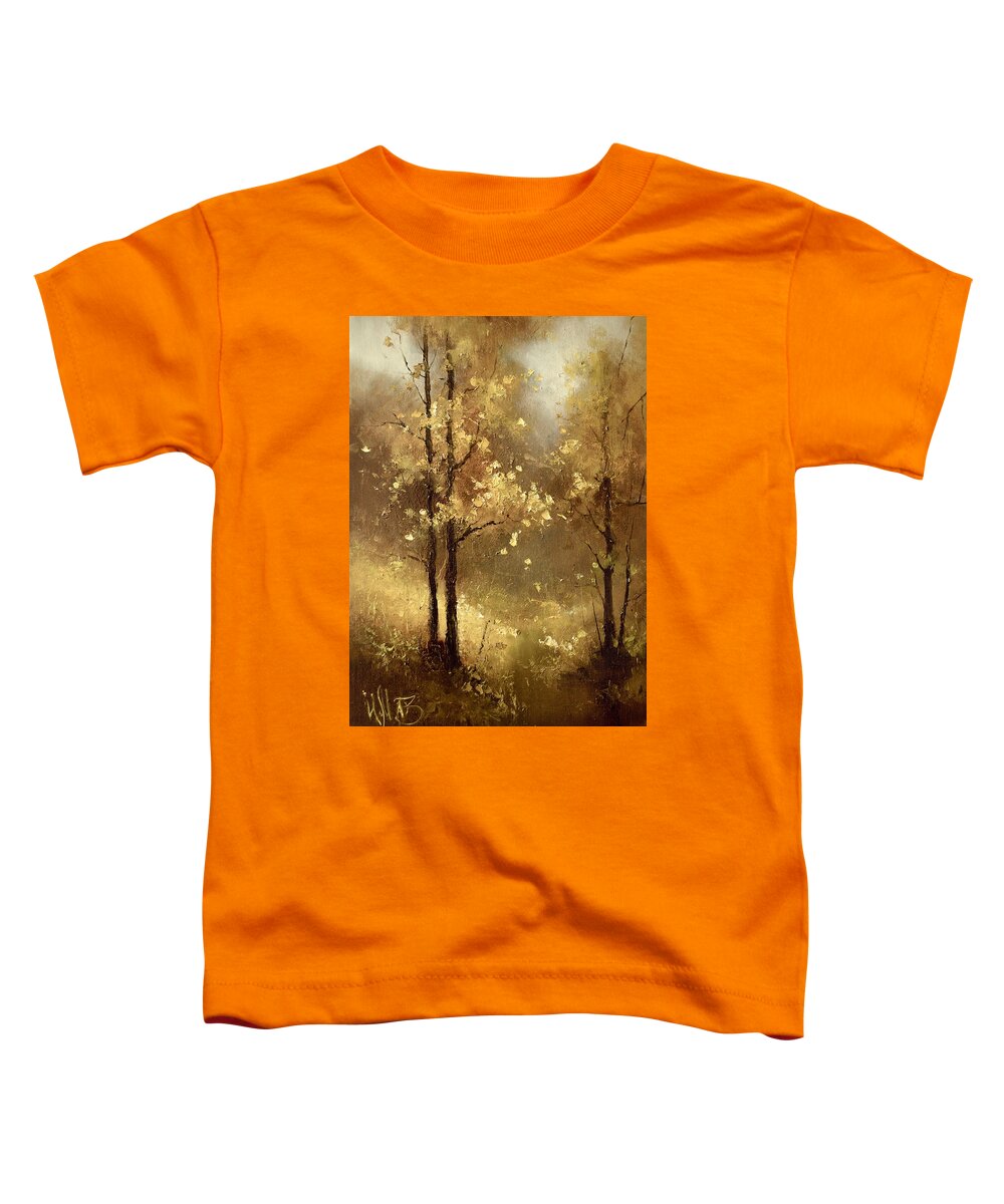Russian Artists New Wave Toddler T-Shirt featuring the photograph Golden Forest by Igor Medvedev