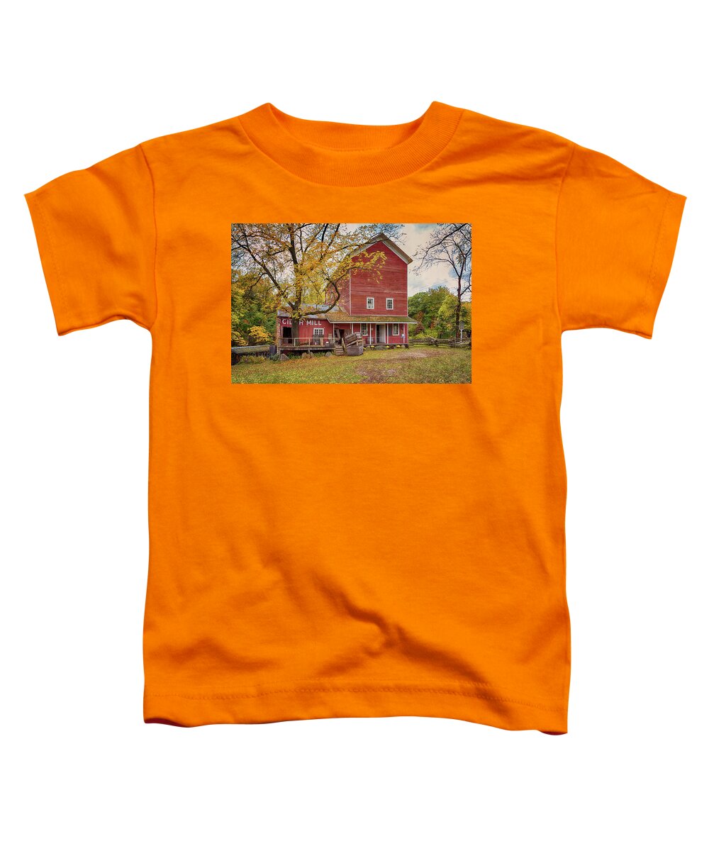 Bowens Mills Toddler T-Shirt featuring the photograph Historic Bowens Mills by Susan Rissi Tregoning