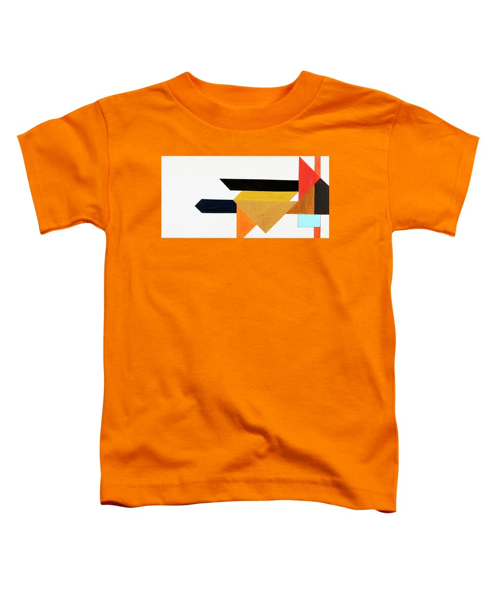 Abstract Toddler T-Shirt featuring the painting Humanity - Part III by Willy Wiedmann