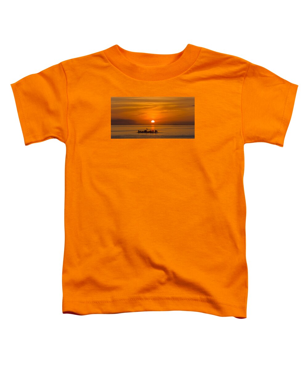 Landscape Toddler T-Shirt featuring the photograph In the middle of no-where by Charles McCleanon