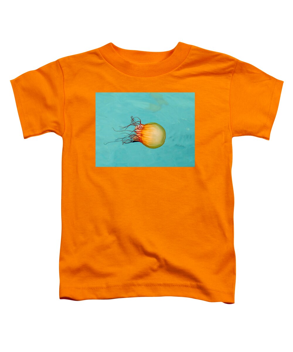 Jellyfish Toddler T-Shirt featuring the photograph Jelly in the Wild by Derek Dean