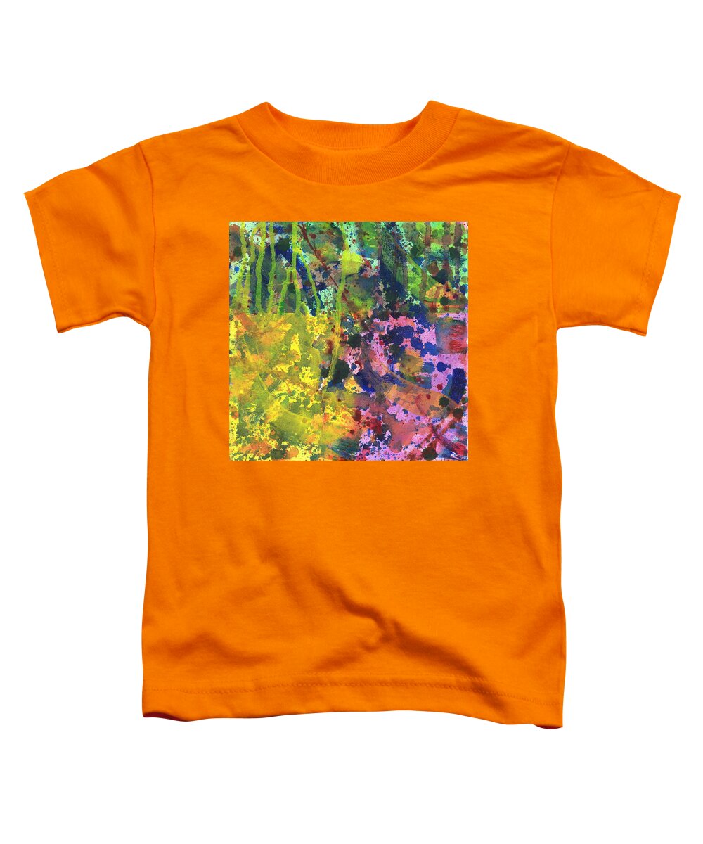 Jungle Toddler T-Shirt featuring the painting Jungle Love by Phil Strang