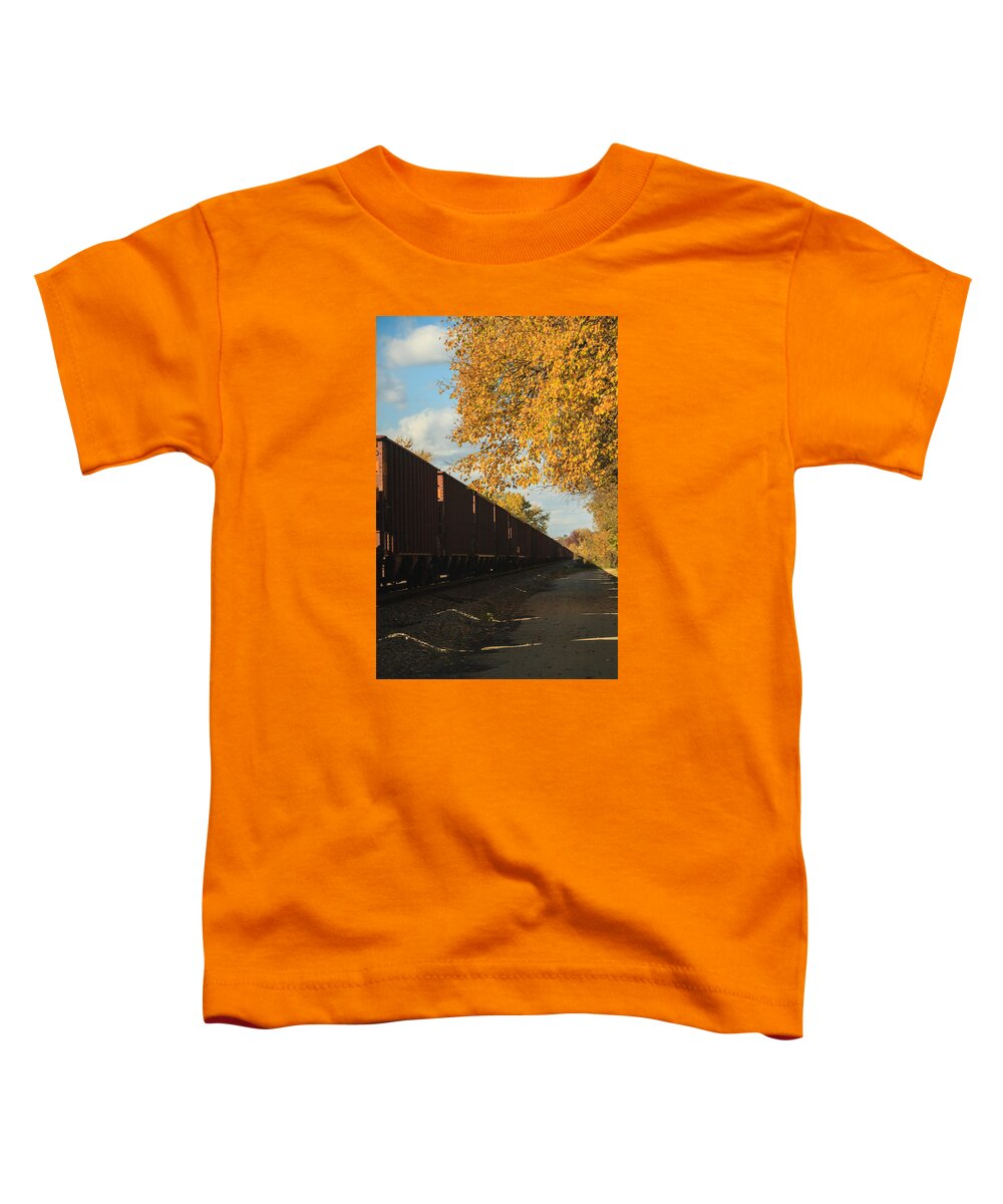 Galena Toddler T-Shirt featuring the photograph Land of Trains by Joni Eskridge