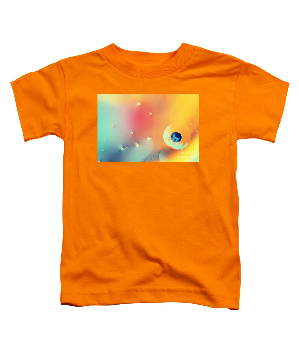 Abstract Toddler T-Shirt featuring the photograph Liquispace 11 by Aimelle Ml