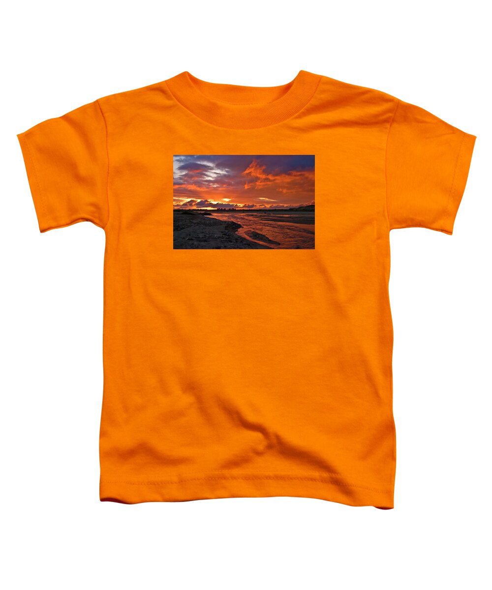 The Walkers Toddler T-Shirt featuring the photograph Love At First Light by The Walkers