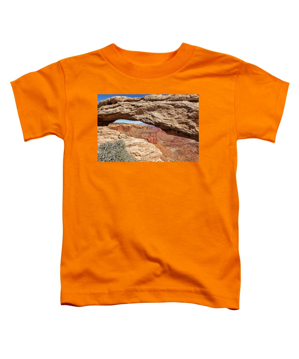 Mesa Arch Toddler T-Shirt featuring the photograph Mesa Arch - Canyonlands National Park by Belinda Greb