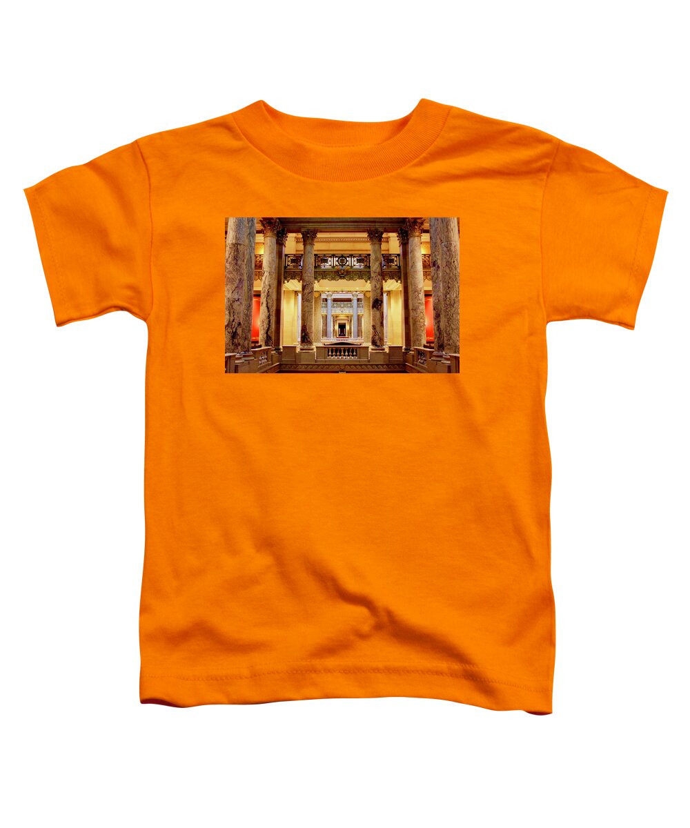 Minnesota Toddler T-Shirt featuring the photograph Minnesota Capitol Supreme Court by Sarah Lilja