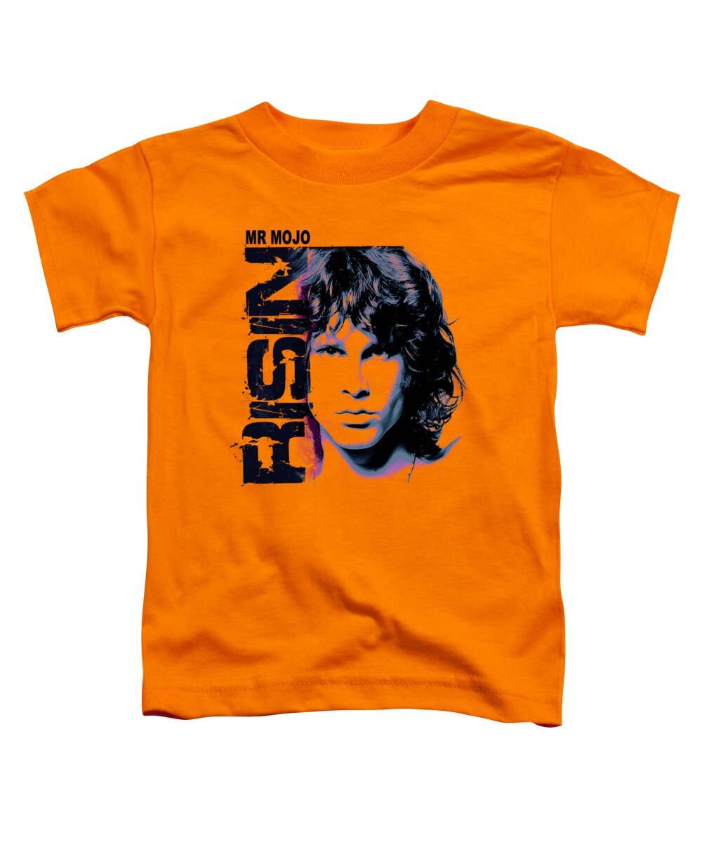 The Doors Toddler T-Shirt featuring the digital art Mr Mojo Risin by Mal Bray