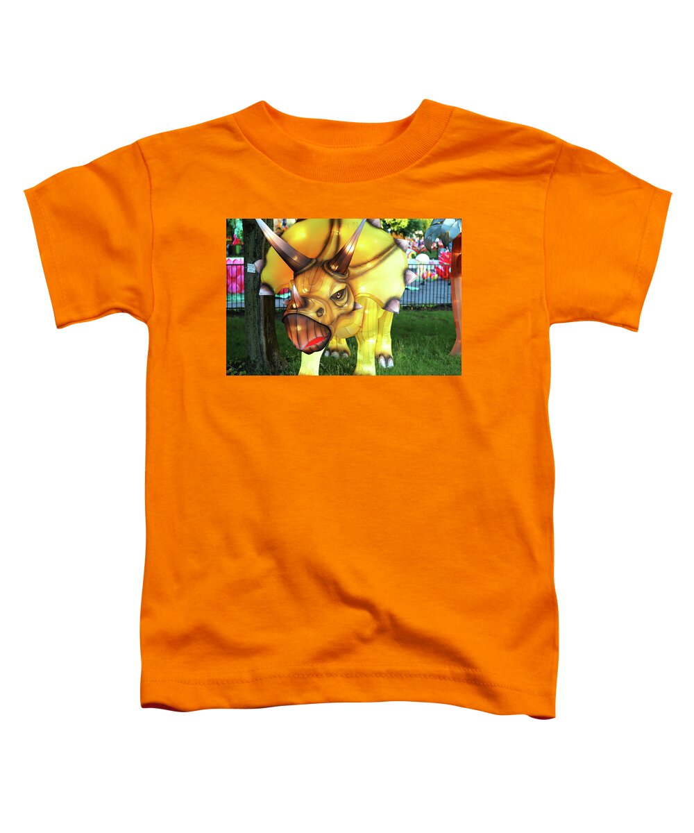 New York State Chinese Lantern Festival Toddler T-Shirt featuring the photograph New York State Chinese Lantern Festival 19 by David Stasiak