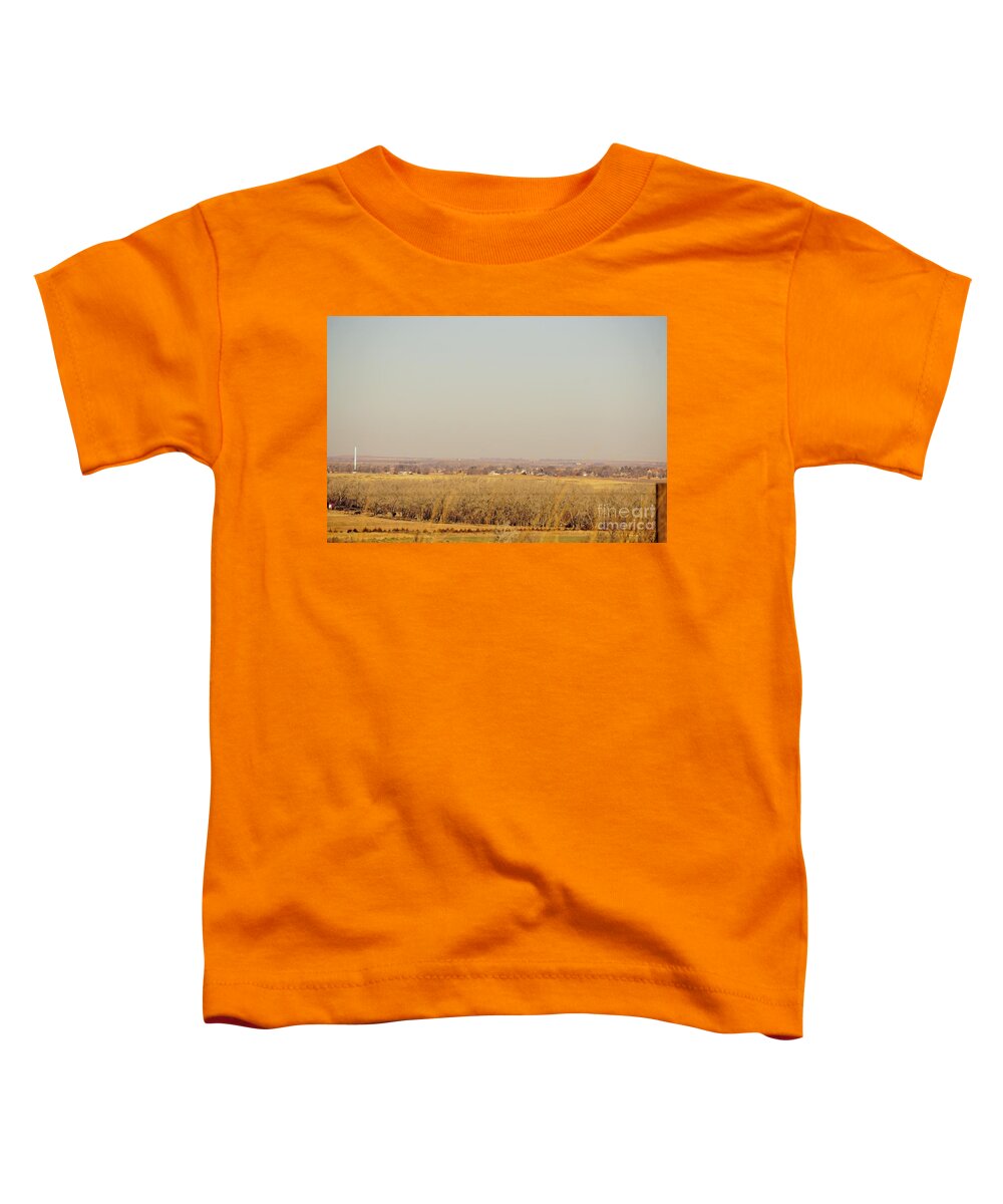 Nicodemus Toddler T-Shirt featuring the photograph Nicodemus, across the praire by Merle Grenz