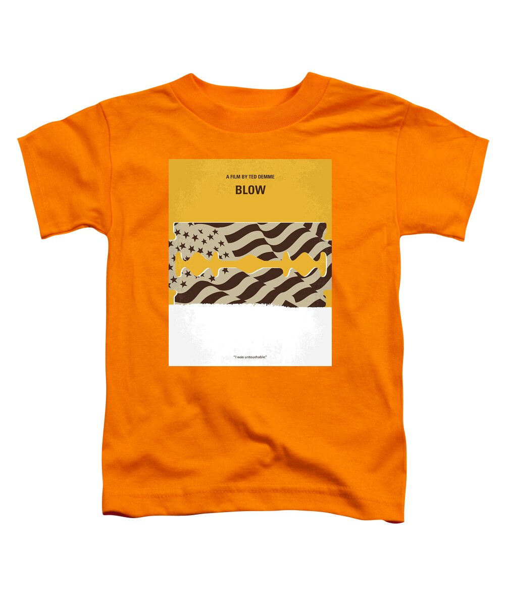 Blow Toddler T-Shirt featuring the digital art No693 My Blow minimal movie poster by Chungkong Art