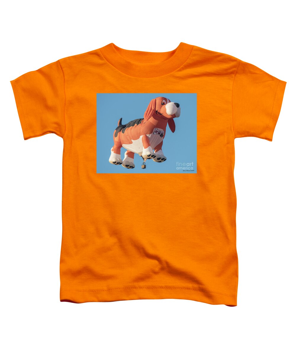 Natanson Toddler T-Shirt featuring the photograph Nothin but a Hound Dog by Steven Natanson
