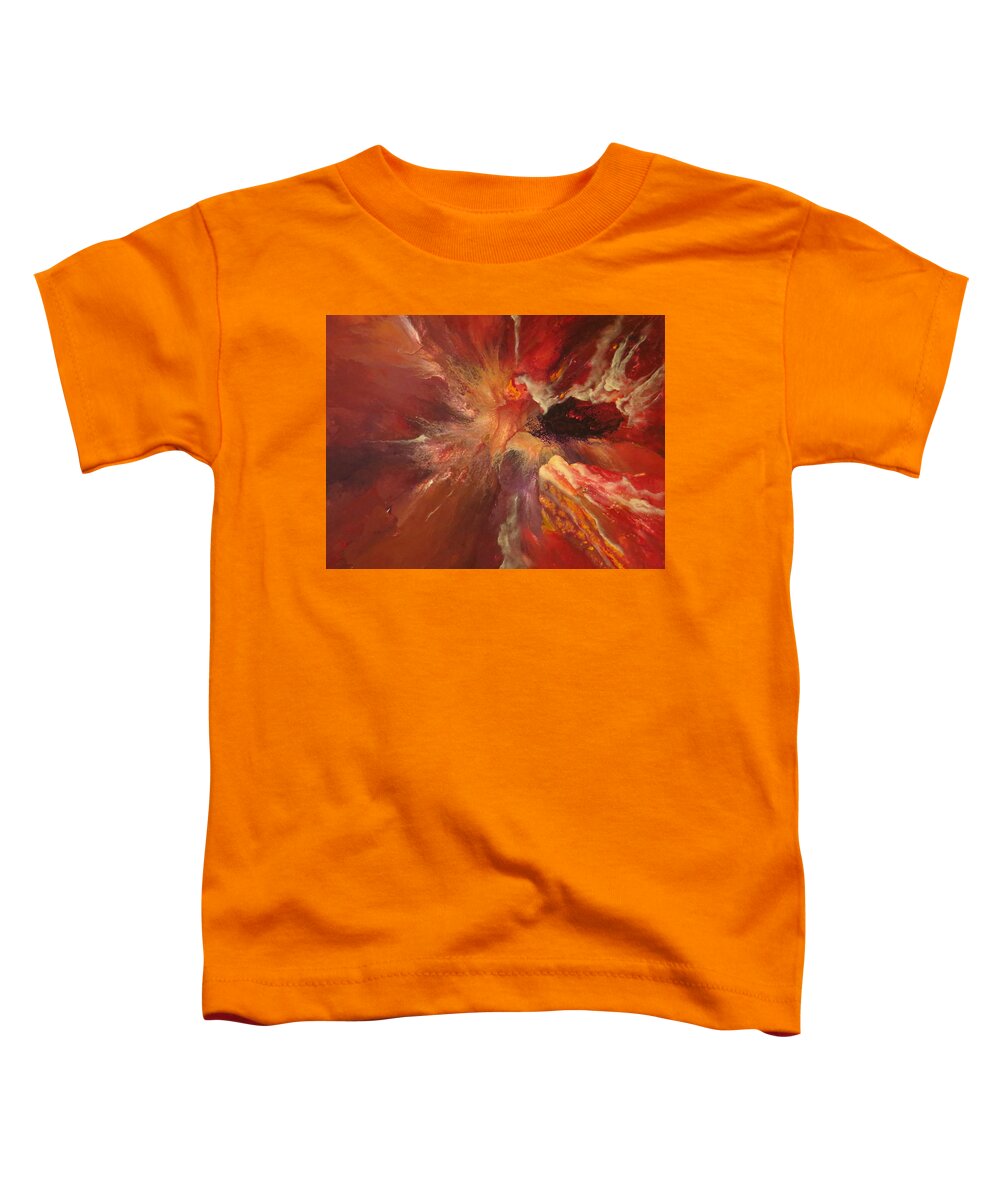 Abstract Toddler T-Shirt featuring the painting Euphoric by Soraya Silvestri