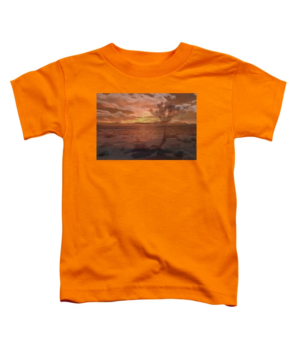 Mirage Toddler T-Shirt featuring the photograph On The First Part Of The Journey by Jim Cook