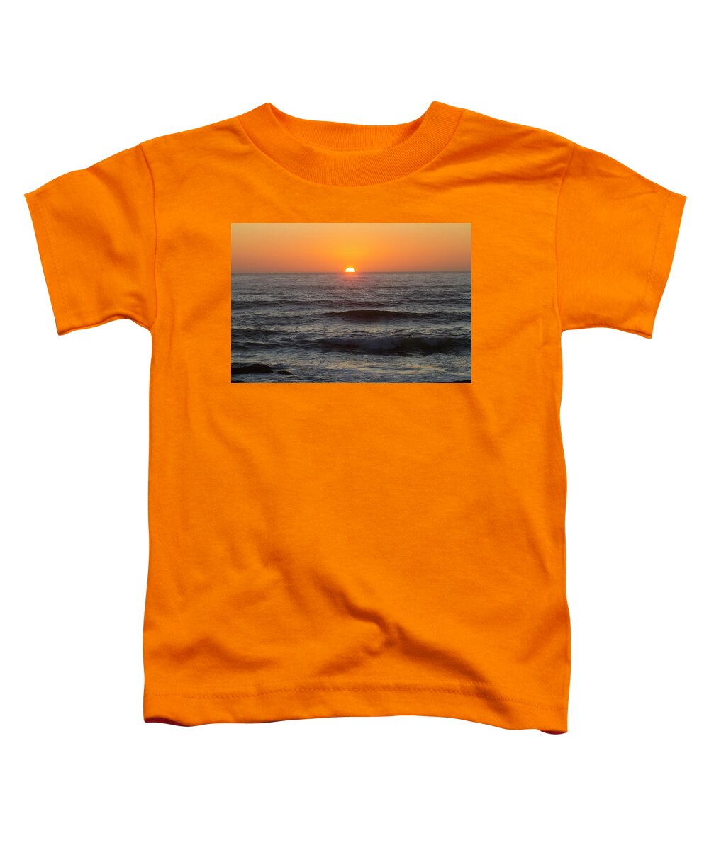 Sunset Toddler T-Shirt featuring the photograph Pacific Sunset by Mark Miller